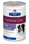 HILLS - Digestive Care I/d Low fat Perros (lata) 370 g 🐶