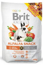 BRIT ANIMALS - alfalfa snack for rodents de 100 g🐰