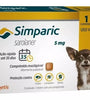 ZOETIS - Simparica 5 mg comprimido masticable para Perros de 1,3 a 2,5 kg. 🐶