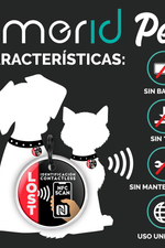 EMERID PETS - Identificador Contactless de emergencia NFC🐶🐱