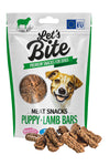 BRIT LET´S BITE MEAT SNACKS PUPPY LAMB BARS 🐶