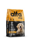 ALFA DOG - PREMIUM  SENIOR (20 KG) CARNE Y ARROZ , RAZAS MEDIANAS Y GRANDES 🐶