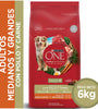 PURINA ONE - PERROS ADULTOS, MEDIANOS Y GRANDES /POLLO Y CARNE 6 KG 🐶