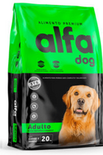 Alfa - Alimento Premium  Dog Adulto 20kg Carne y Arroz 🐶