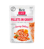 BRIT CARE - Cat Fillets In Gravy with Savory Salmon 85 gr 🐱