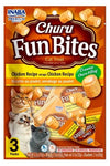 Churu Fun Bites - Pollo para Gatos (Pack de 3) 60g 🐱