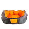 GIGWI PLACE - Cama M Gris/Naranja redonda (65 x 40 x 20 cm) 🐶