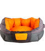 GIGWI PLACE - Cama M Gris/Naranja redonda (65 x 40 x 20 cm) 🐶