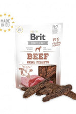 BRIT - Jerky Snack Beef Fillets para perros  80g🐶