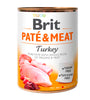 BRIT - PATÉ & MEAT PERRO ADULTO CON PAVO 800g 🐶