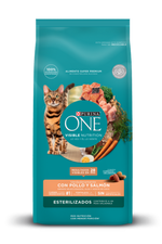 PURINA ONE - GATOS ESTERILIZADOS /POLLO Y SALMON 2 KG 🐱