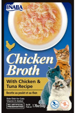 INABA - CHURU BROTH RECETA DE POLLO Y ATUN 50G 🐱