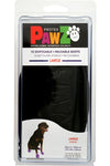 PAWZ Rubber dog boots Large color negro reusables y a prueba de agua 12 unidades 🐶