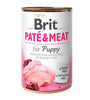 BRIT - Alimento húmedo para perro Pate & Meat Puppy 400 gr 🐶