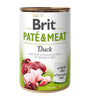 BRIT - Alimento húmedo para perro Pate & Meat Duck 400 gr 🐶