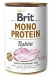 BRIT - Alimento húmedo Mono Protein Rabbit 400 gr 🐶