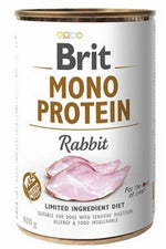 BRIT - Alimento húmedo Mono Protein Rabbit 400 gr 🐶