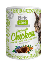 Snacks para gatos BRIT CARE Cat Snack SuperFruits Chicken 100 gr🐱