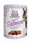 Snacks para gatos BRIT CARE Cat Snack SuperFruits Salmon 100 gr 🐱