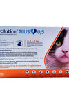 Desparasitante para gatos REVOLUTION PLUS topico para gatos de 2,5 a 5 kg 0,5 ml 🐱