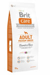 BRIT CARE - Adult Medium Breed Lamb and Rice de 12 kg🐶