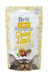 Snacks para gatos BRIT CARE Snack Shiny Hair cats de 50 g🐱