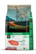 BRAVERY - Chicken Adult Cat Sterlilized 2 kg 🐱