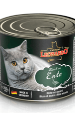 LEONARDO - Alimento en lata de Pato para gatos  200 gr 🐱