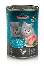 LEONARDO - Alimento en lata Quality selección Kitten para gatos  400 grs. 🐱