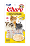 Snack para gatos CHURU - Pollo con Queso 4 tubos 🐱