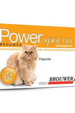 Pipeta pulguicida para gatos POWER SPOT ON de 4 kg a 8 kg  1,0 ml 🐱