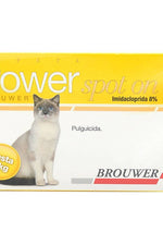 BROUWER - Antiparasitario externo para gatos POWER SPOT ON Pipeta hasta 4 kg - Pulguicida -0,5 ml🐱