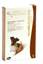 ZOETIS-REVOLUTION 12% - Pipeta Desparasitante y endectocida para perros de 5,1 a 10 kg-0,5 ml 🐶