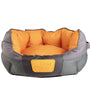 GIGWI PLACE - Cama L Naranja/Gris redonda Cod.8328- 75 x 50 x 20 cm 🐶