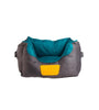 GIGWI PLACE - Cama M Gris/Verde cuadrada Cod.8319- 55 x 45 x 23 cm