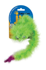 Juguete para gatos JW Cataction - Squeaky featherlite catnip Boa 🐱