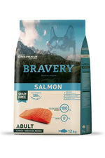 BRAVERY - Alimento para perro Adult Large/Medium Breeds (Salmon) 12 kg🐶